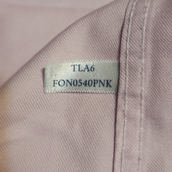 Charles Tyrwhitt Men's Pink Button up Long Sleeve Cuff Sleeve - Picture 7 of 8